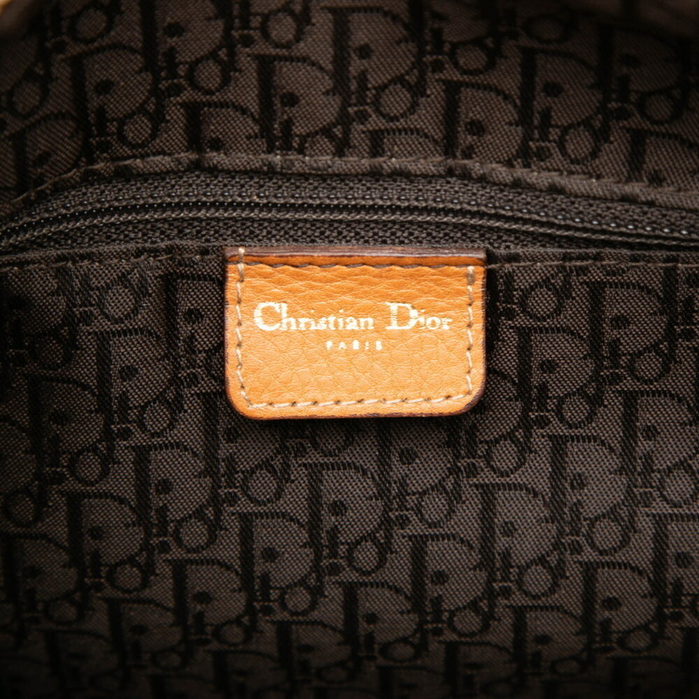 CHRISTIAN DIOR Brown Leather Shoulder Bag - Picture 5 of 7